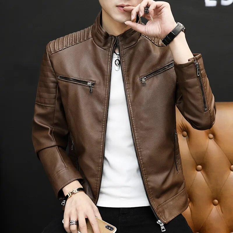 Veste en Cuir pour Homme Sampaio®