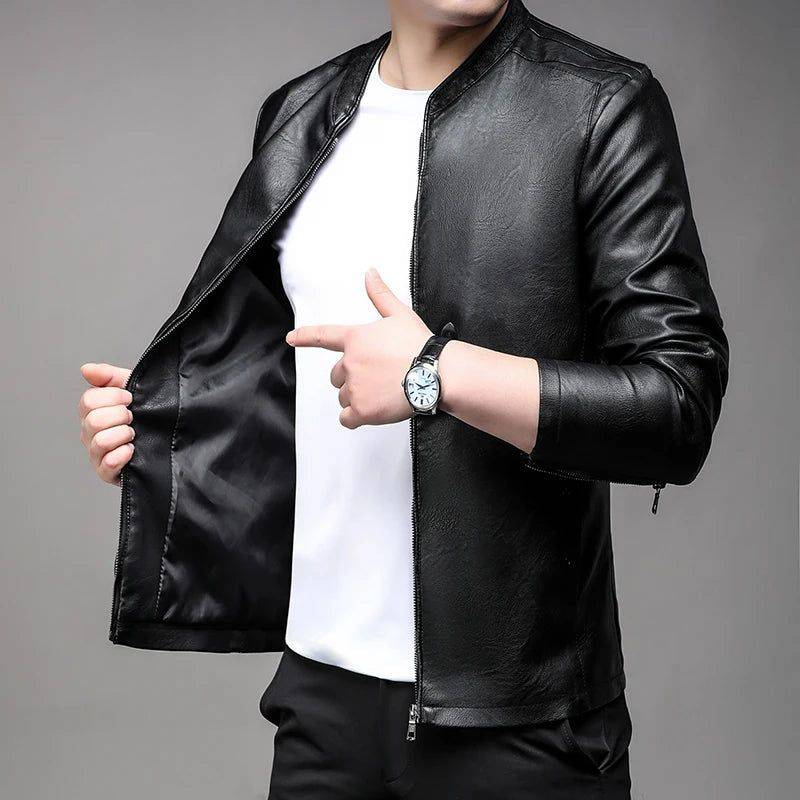 Veste en Cuir pour Homme Gimel