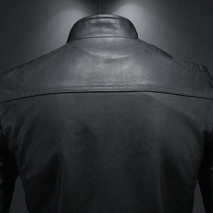 Veste en Cuir pour Homme Motard Bellvian - BL126