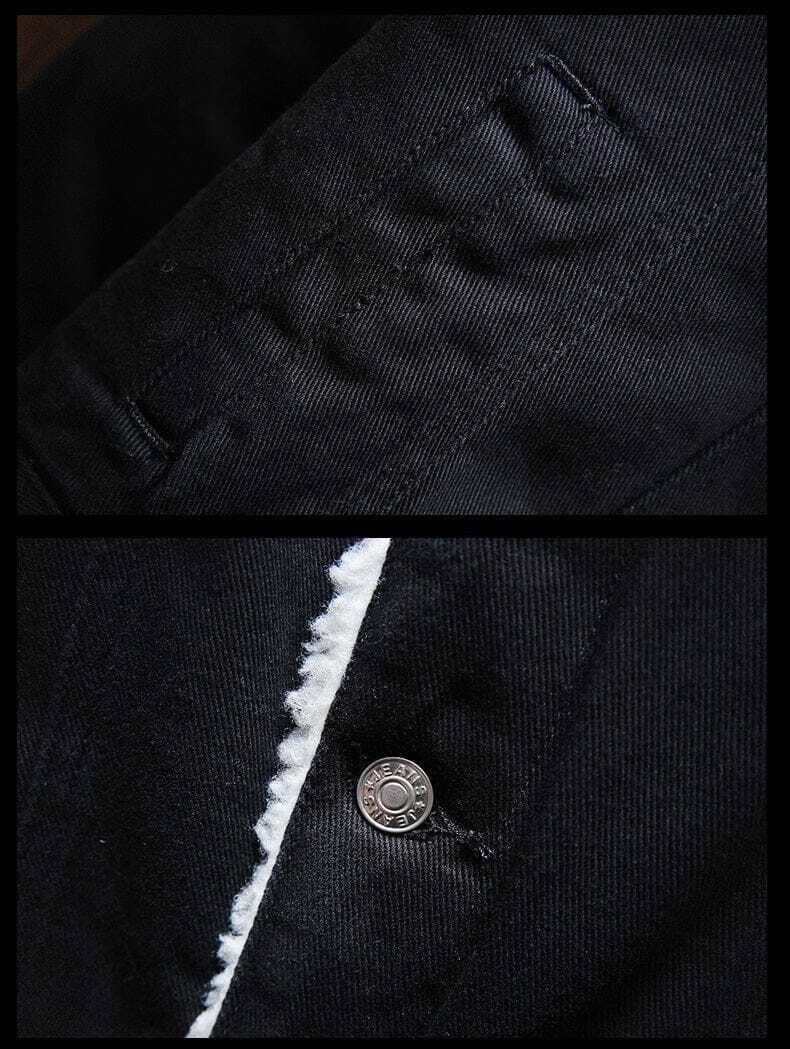 Veste en Jean pour Homme Doublée en Laine Bellvian - BL154