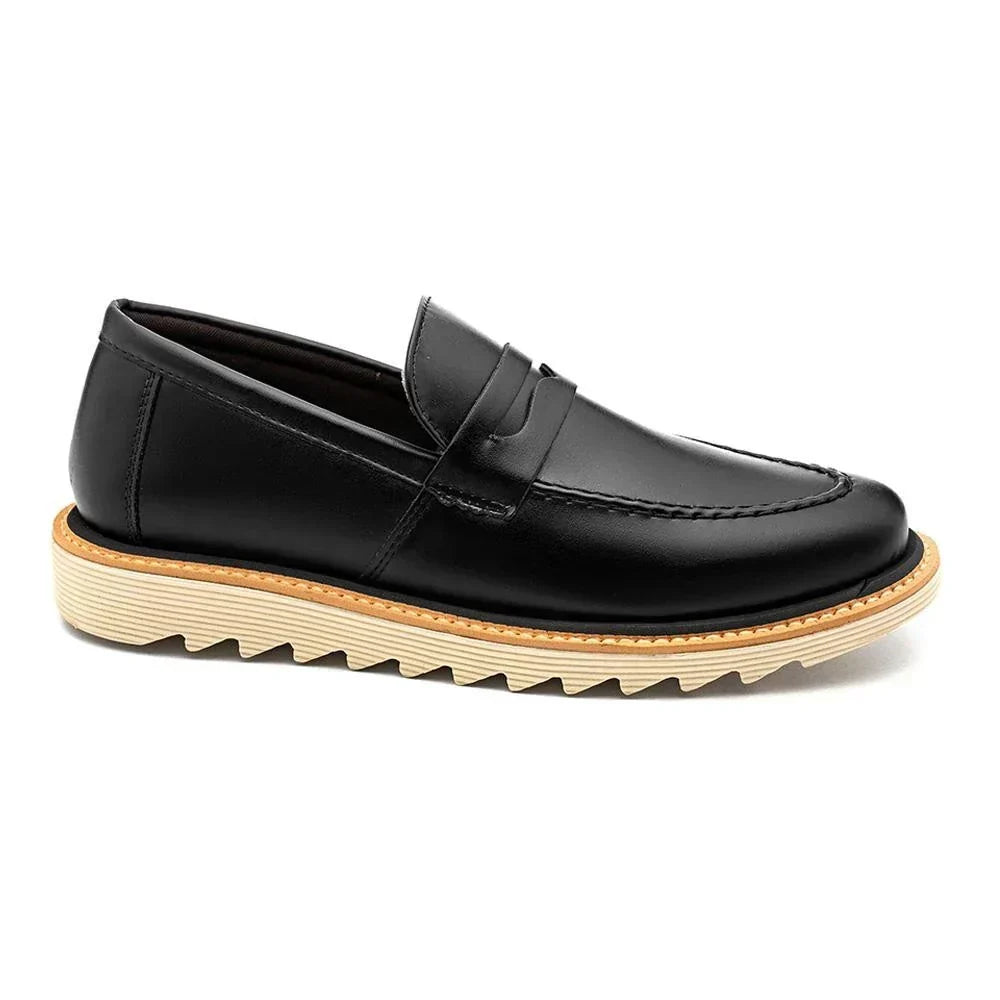 Mocassin Décontracté Loafer à Semelle Crantée Confort Premium